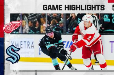 Red Wings @ Kraken 2/18 | NHL Highlights 2023