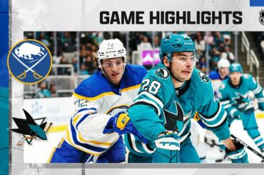 Sabres @ Sharks 2/18 | NHL Highlights 2023
