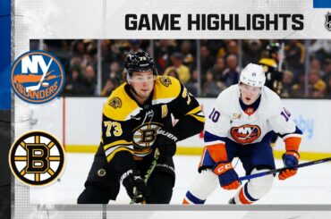 Islanders @ Bruins 2/18 | NHL Highlights 2023