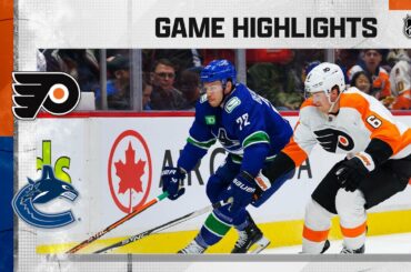 Flyers @ Canucks 2/18 | NHL Highlights 2023