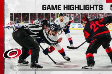 2023 Stadium Series | Capitals @ Hurricanes 2/18 | NHL Highlights 2023