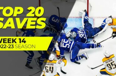 The Best NHL Saves of Week 14 | Murray, Markstrom, Ullmark | 2022-23 Season
