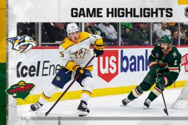 Predators @ Wild 2/19 | NHL Highlights 2023