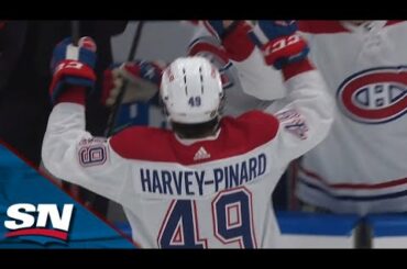 Rafael Harvey-Pinard In The Right Place At The Right Time For His First NHL Goal