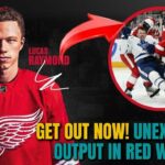 RED WINGS NEWS: LUCAS RAYMOND SUFFERES INJURIES DURING TRAINING AND SHOULD BE OUT OF THE NEXT!