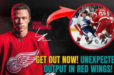 RED WINGS NEWS: LUCAS RAYMOND SUFFERES INJURIES DURING TRAINING AND SHOULD BE OUT OF THE NEXT!