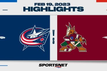 NHL Highlights | Blue Jackets vs. Coyotes - February 19, 2023