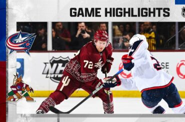 Blue Jackets @ Coyotes 2/19 | NHL Highlights 2023