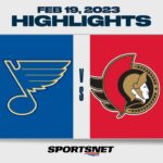 NHL Highlights | Blues vs. Senators - February 19, 2023