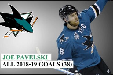 Joe Pavelski (#8) All 38 Goals of the 2018-19 NHL Season
