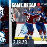 This is Avalanche Hockey | Toyota Game Recap 2/19/2023