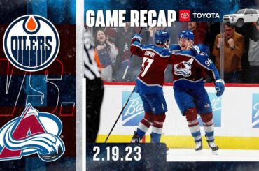 This is Avalanche Hockey | Toyota Game Recap 2/19/2023