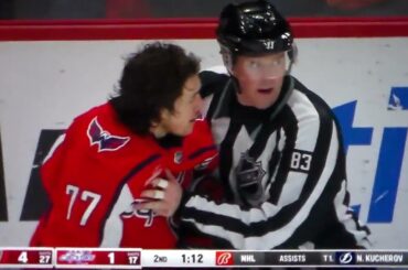 Capitals' TJ Oshie receives roughing penalty vs. Panthers