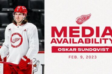 Oskar Sundqvist ahead of Thursday's game vs. Calgary