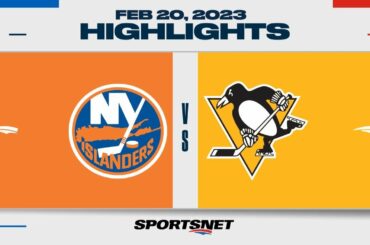NHL Highlights | Islanders vs. Penguins - February 20, 2023