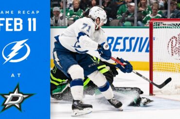 RECAP: Lightning @ Stars 2/11/23 | CIRELLI CLUTCH