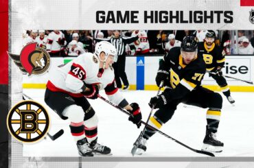 Senators @ Bruins 2/20 | NHL Highlights 2023