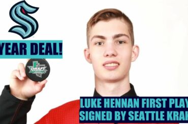 Seattle Kraken sign Luke Henman as franchise’s 1st player (May 12, 2021)