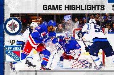 Jets @ Rangers 2/20 | NHL Highlights 2023