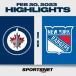 NHL Highlights | Jets vs. Rangers - February 20, 2023