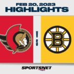 NHL Highlights | Bruins vs. Senators - February 20, 2023