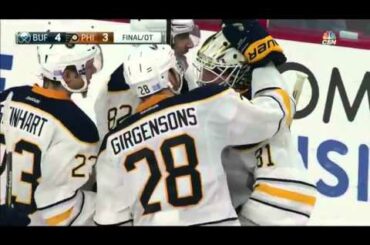 Zemgus Girgensons Overtime Goal Sabres @ Flyers