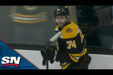 Bruins' Jake DeBrusk Goes Five-Hole To Cap Off Pretty Passing Play In His Return
