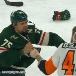 Nicolas Deslauriers vs Ryan Reaves Jan 26, 2023