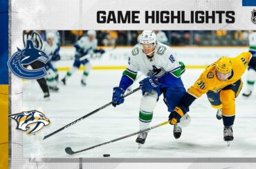 Canucks @ Predators 2/21 | NHL Highlights 2023
