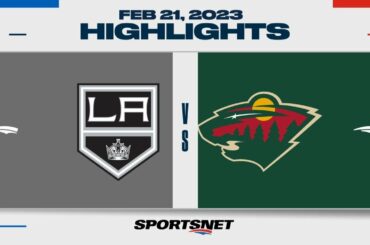 NHL Highlights | Kings vs. Wild - February 21, 2023
