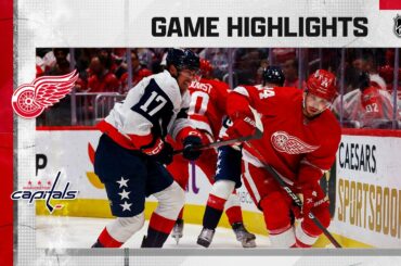 Red Wings @ Capitals 2/21 | NHL Highlights 2023