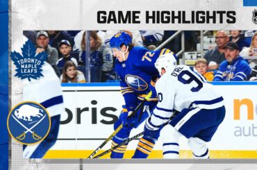 Maple Leafs @ Sabres 2/21 | NHL Highlights 2023
