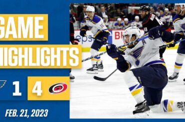 Game Highlights: Hurricanes 4, Blues 1