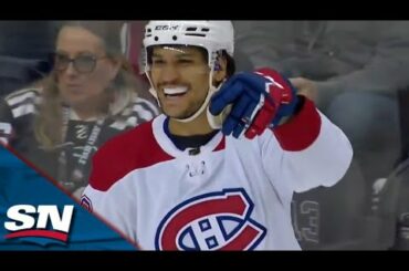 Canadiens' Jesse Ylonen Stops On A Dime And Makes Nice Feed To Set Up Jonathan Kovacevic Goal