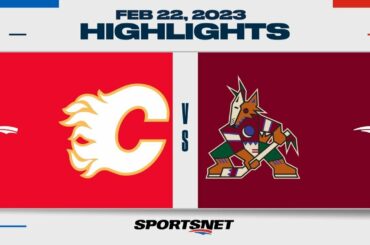 NHL Highlights | Flames vs. Coyotes - February 23, 2023