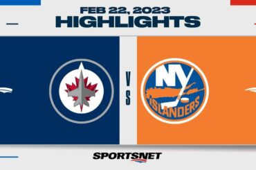 NHL Highlights | Jets vs. Islanders - February 22, 2023
