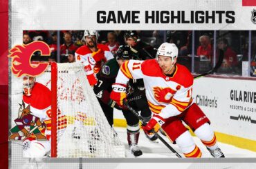 Flames @ Coyotes 2/22 | NHL Highlights 2023