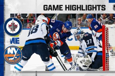 Jets @ Islanders 2/22 | NHL Highlights 2023