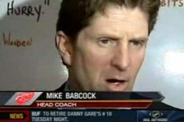 Jiri Fischer Collpases(sp.) On Bench