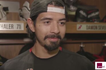 Hear from Ondrej Palat, Miles Wood, Jonas Siegenthaler and Lindy Ruff ahead of today's game.