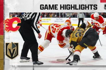 Flames @ Golden Knights 2/23 | NHL Highlights 2023