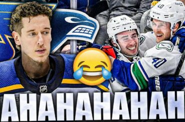 HAHAHAHAHA TAKE THAT JORDAN BINNINGTON, CANUCKS BLOW THE TANK W/ ANDREI KUZMENKO & ELIAS PETTERSSON