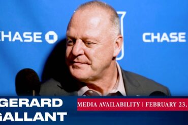 New York Rangers: Gerard Gallant Postgame Media Availability | Feb. 23, 2023