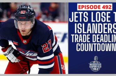 Winnipeg Jets lose to New York Islanders, return home, 8 days to NHL trade deadline