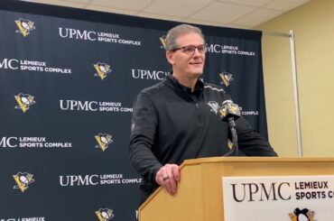 Penguins GM Ron Hextall on waiving Kasperi Kapanen, trade deadline plans, "Fire Hextall" chants