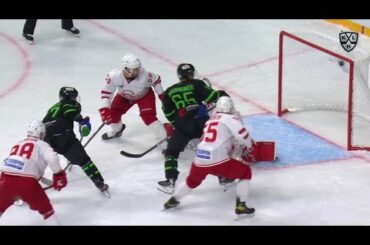Amirov first KHL goal
