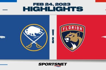 NHL Highlights | Sabres vs. Panthers - February 24, 2023