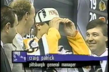 Alexei Morozov being drafted by Penguins (1995)