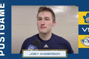 Joey Anderson Post Game | Toronto Marlies at Syracuse Crunch | March 12, 2022