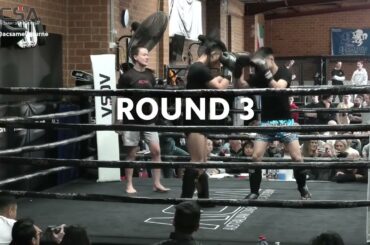 James Tha VS Peter Frasca - ACSA Novice Muay Thai Interclub 29th